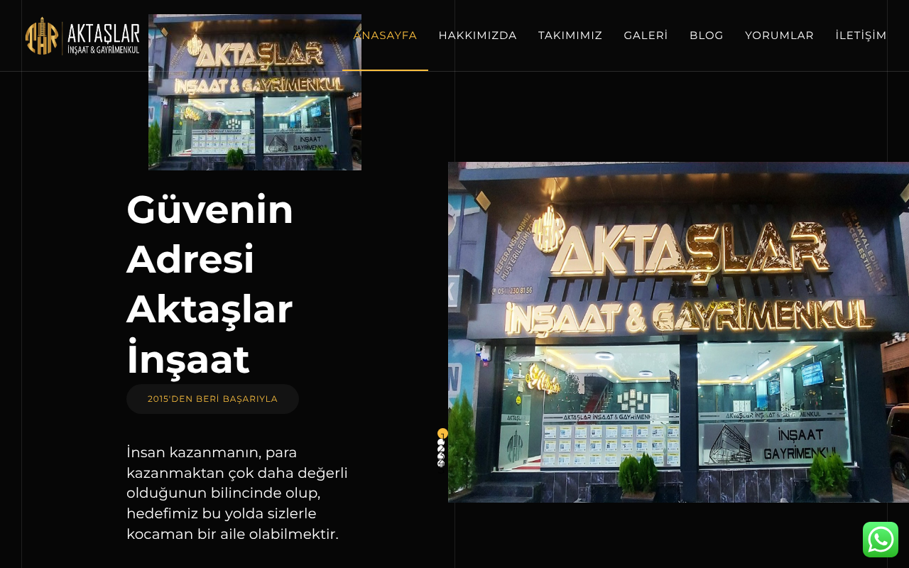 AKTAŞLAR İNŞAAT & GAYRİMENKUL screenshot