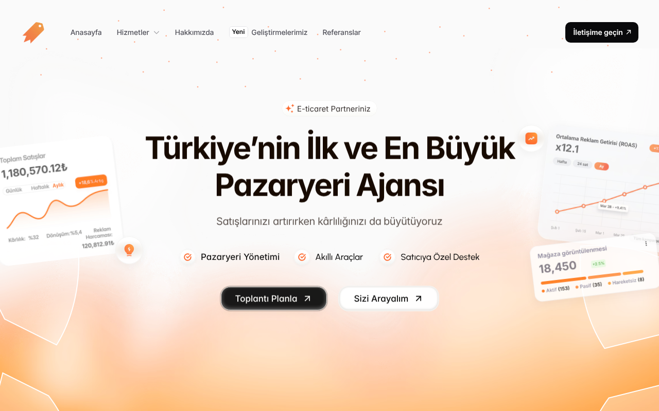 Ticaretus E-Ticaret Danışmanlık Ajansı screenshot