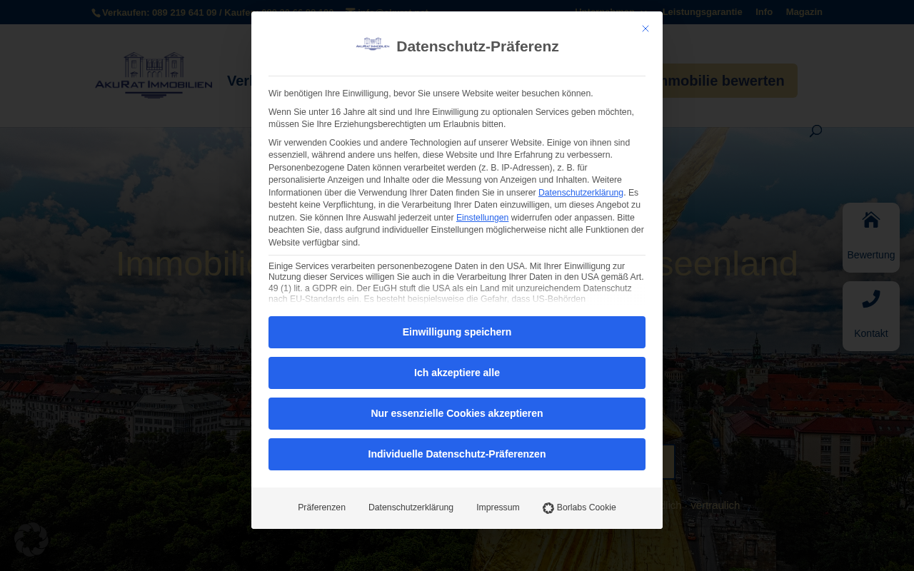 Akurat Service Real Estate E. K. screenshot