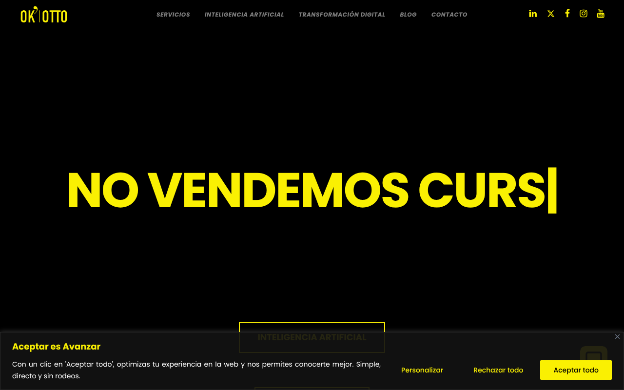 Ok Otto Agency | IA, Growth & Marketing screenshot