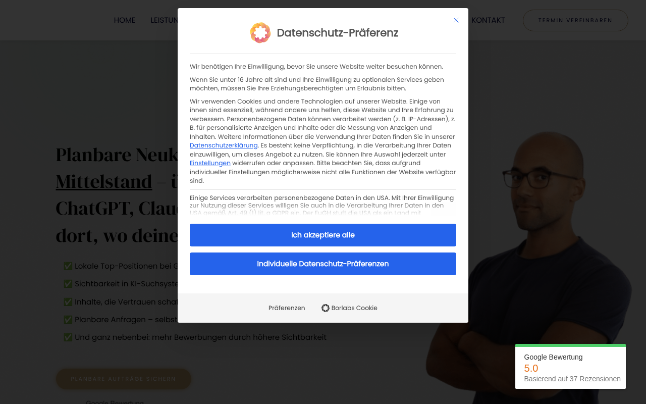 SEO Freelancer München | Dominik Kienzle screenshot