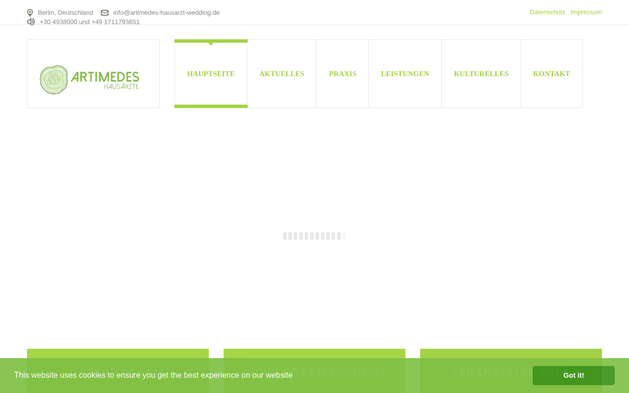 Artimedes Family Doctors screenshot