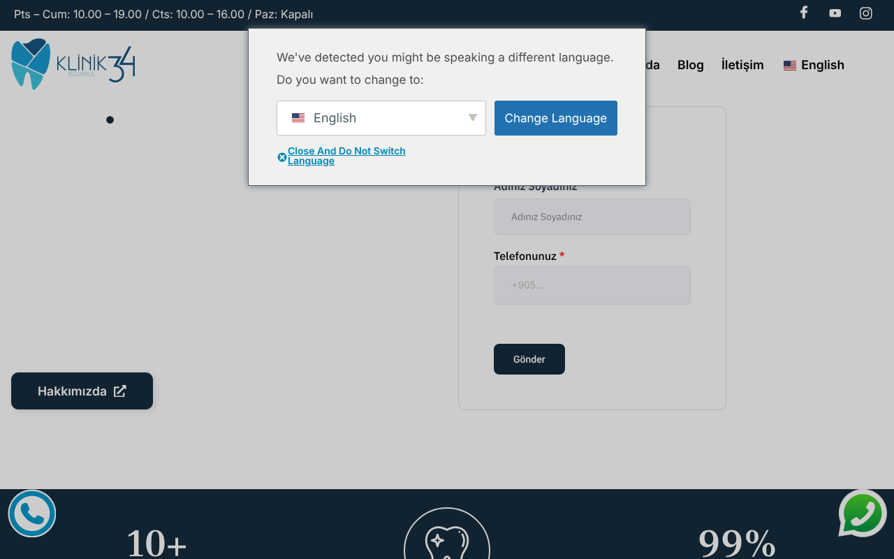 http://klinik34.com.tr screenshot