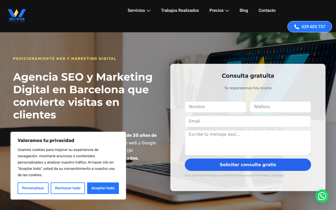 JRC WEB – Agencia SEO y Diseño Web Barcelona — Web Directory