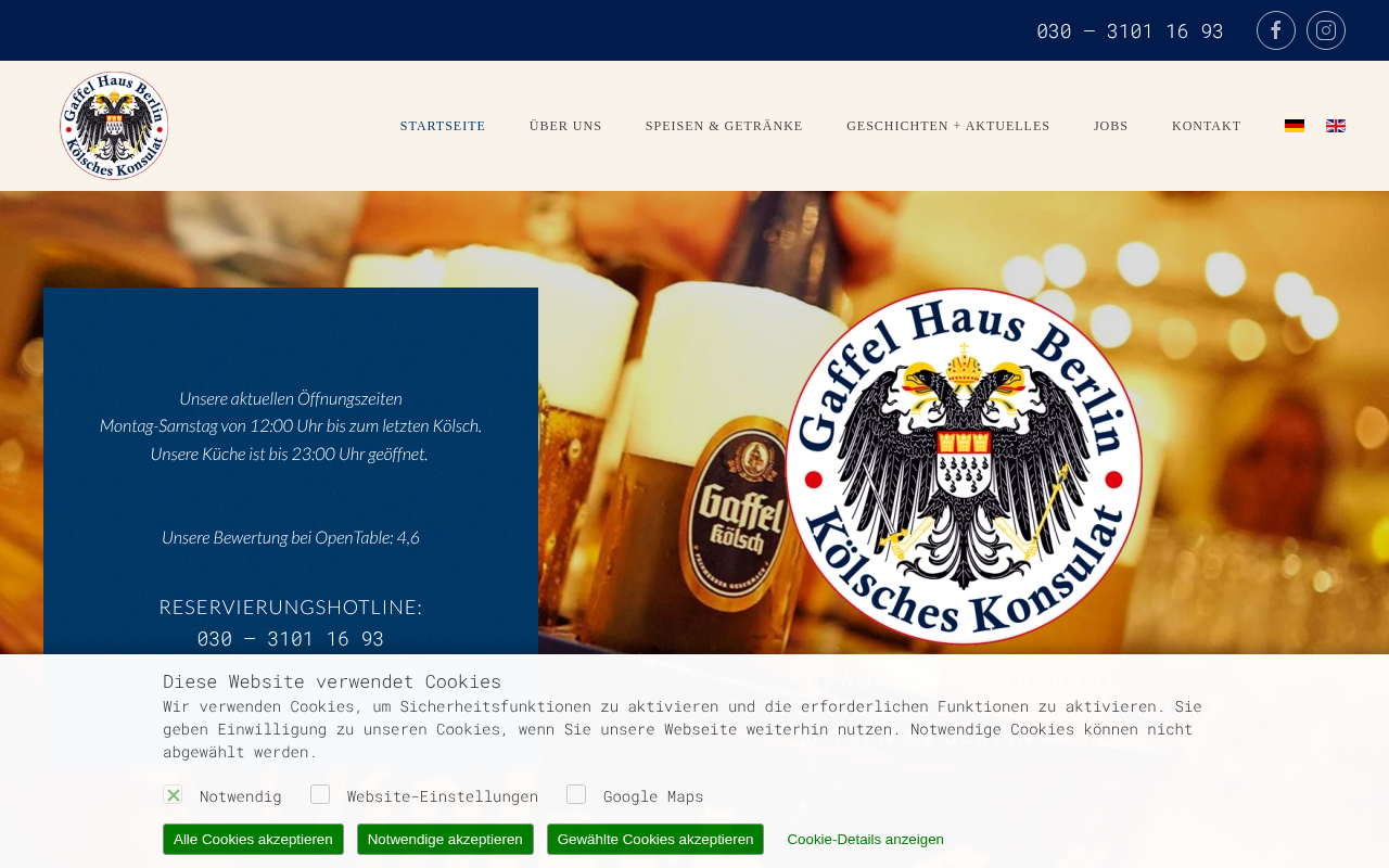 Gaffel Haus Berlin - Das Kölsche Konsulat in der Hauptstadt