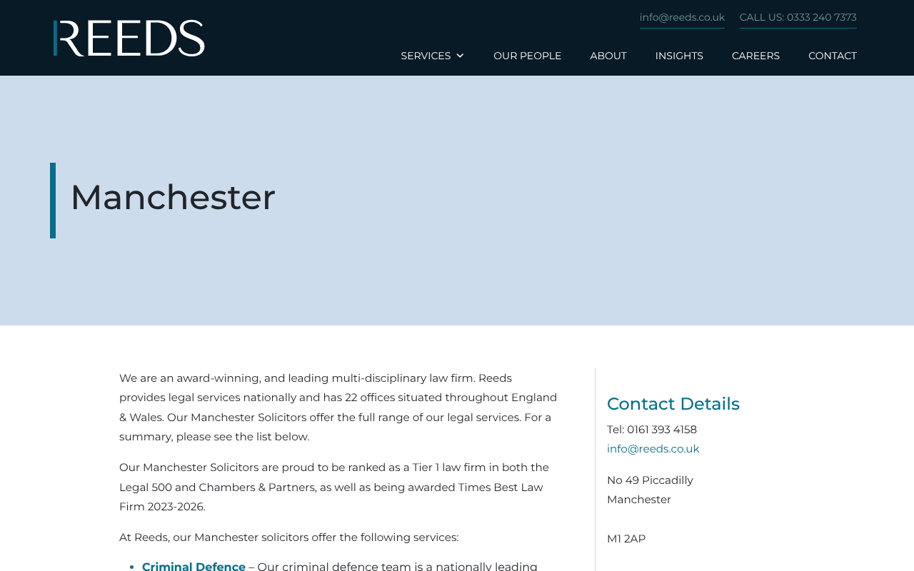 Reeds Solicitors LLP screenshot