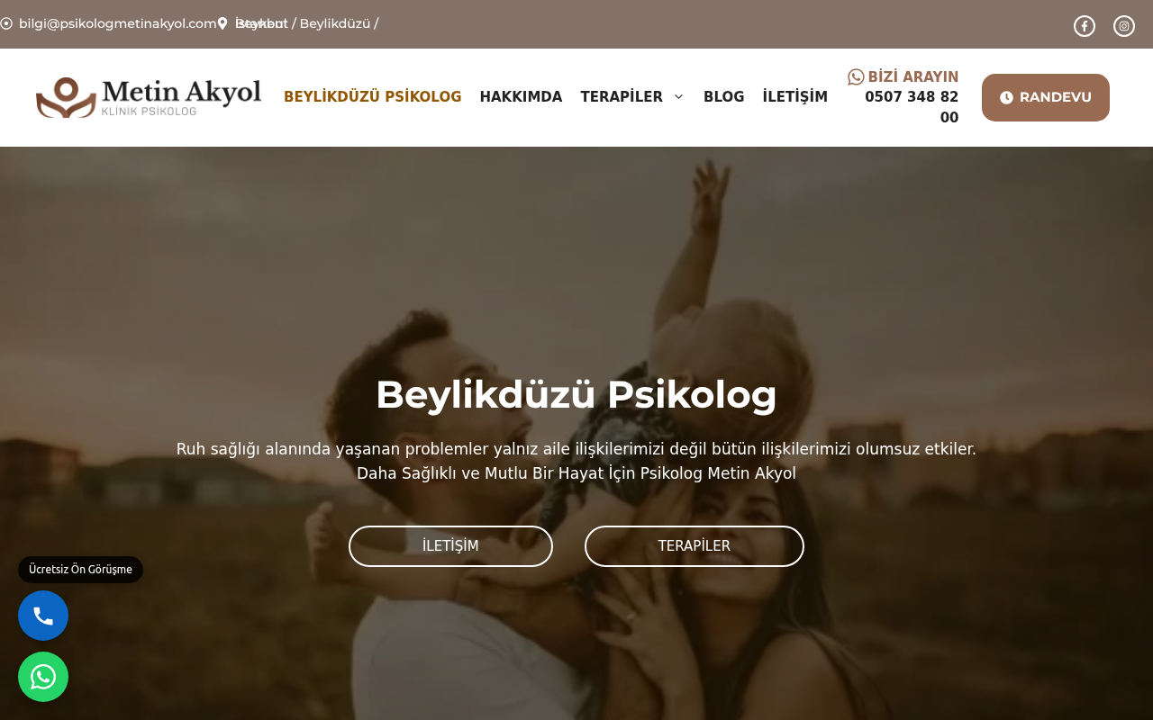 Klinik Psikolog Metin Akyol