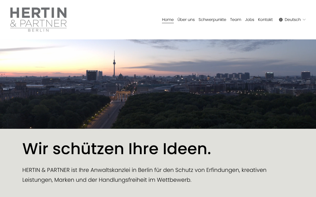 Hertin & Partner Rechts- und Patentanwälte PartG mbB