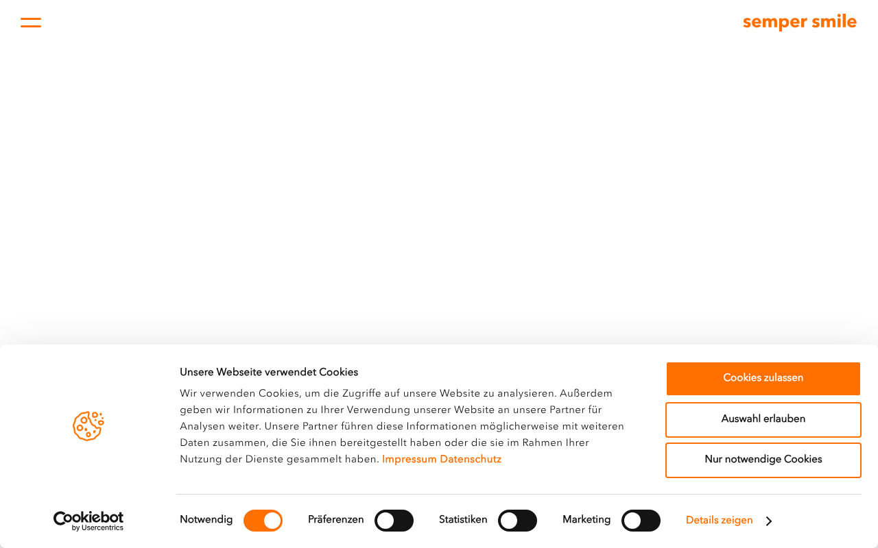 semper smile Werbeagentur GmbH screenshot