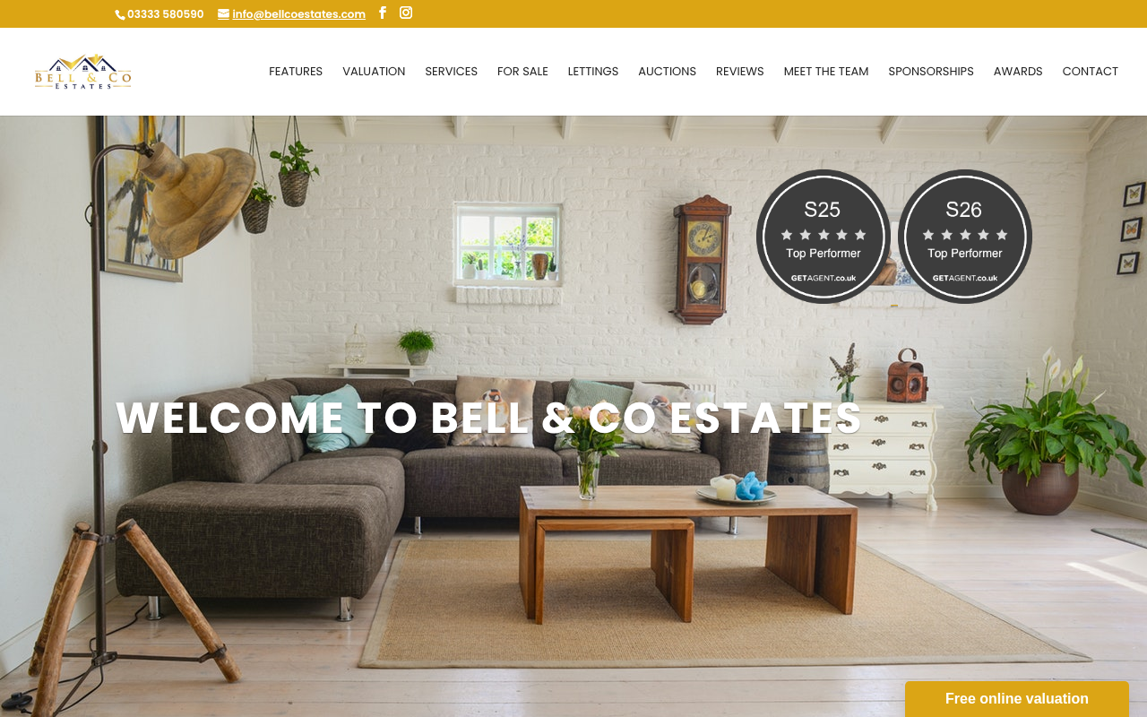 Bell & Co Estates Ltd - Independent Estate Agent screenshot