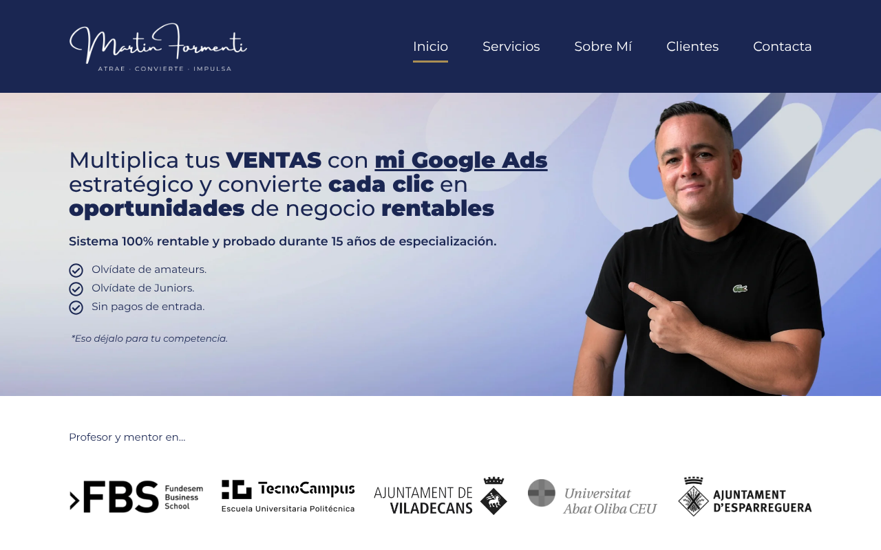 Martin Formenti Digital Marketing Consulting