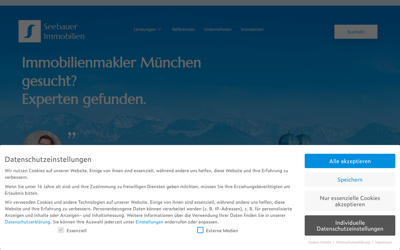 Seebauer Immobilien screenshot