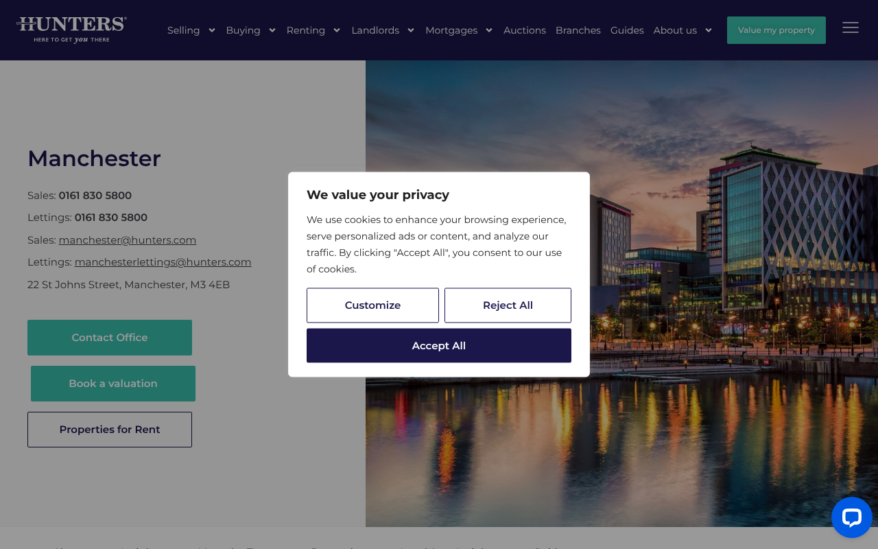 Hunters Estate & Letting Agents Manchester — Web Directory