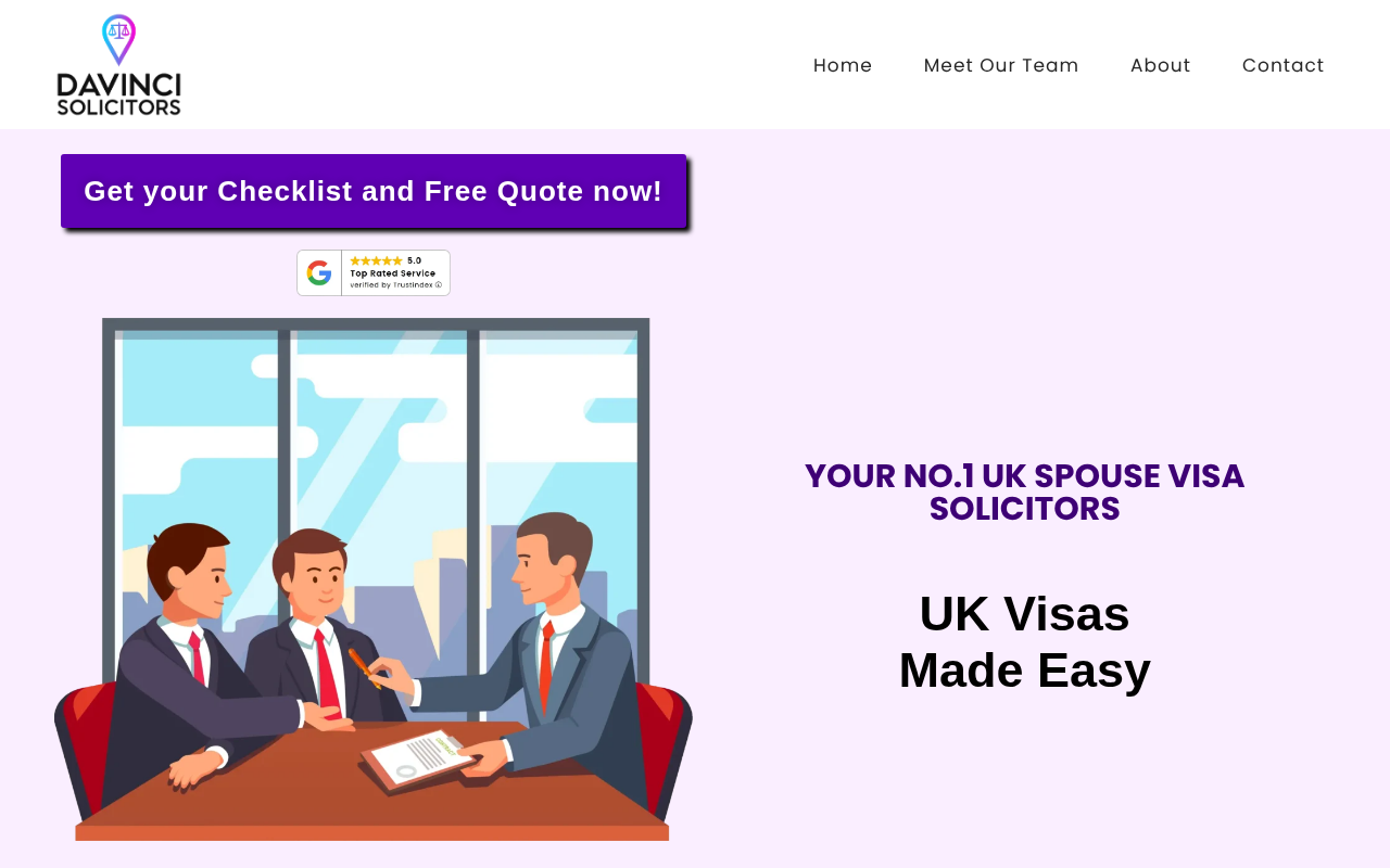 DaVinci Solicitors Ltd screenshot