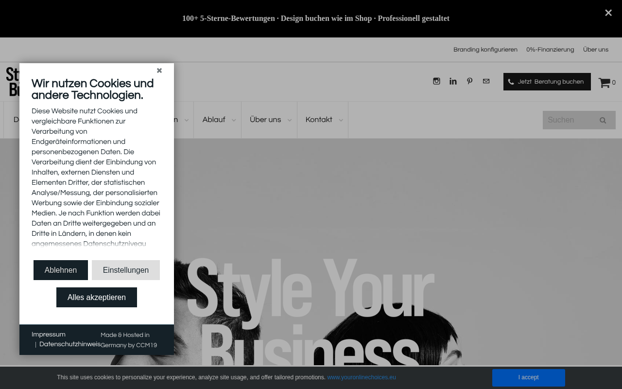 Designagentur Style Your Business screenshot