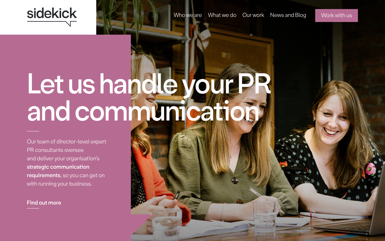 Sidekick PR screenshot