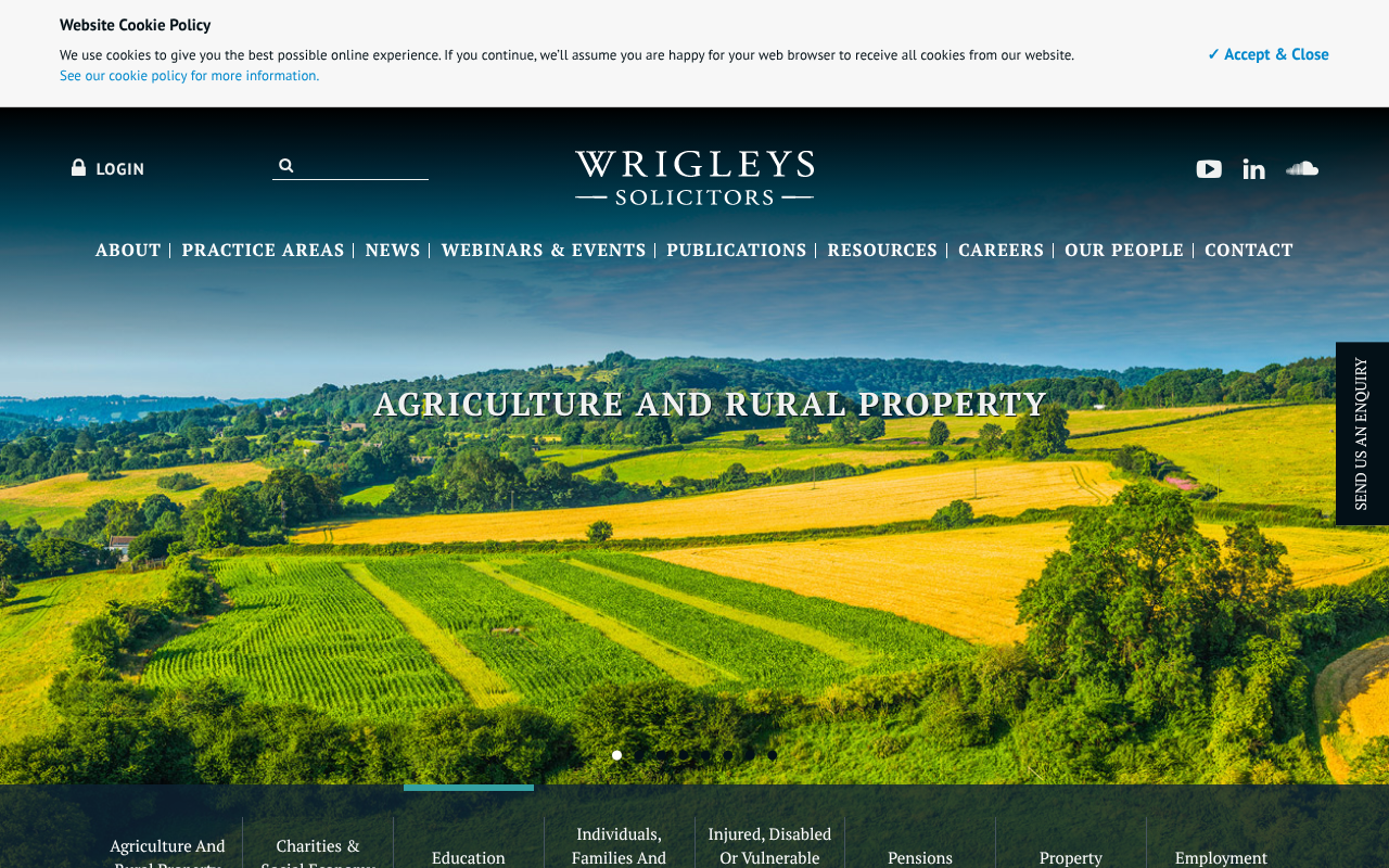 Wrigleys Solicitors LLP screenshot
