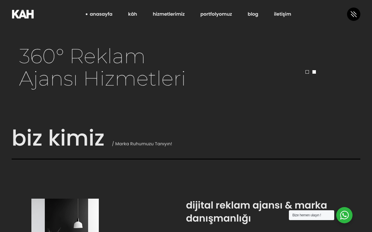 Dijital Reklam Ajansı | Marka Danışmanlığı | Kah Medya screenshot