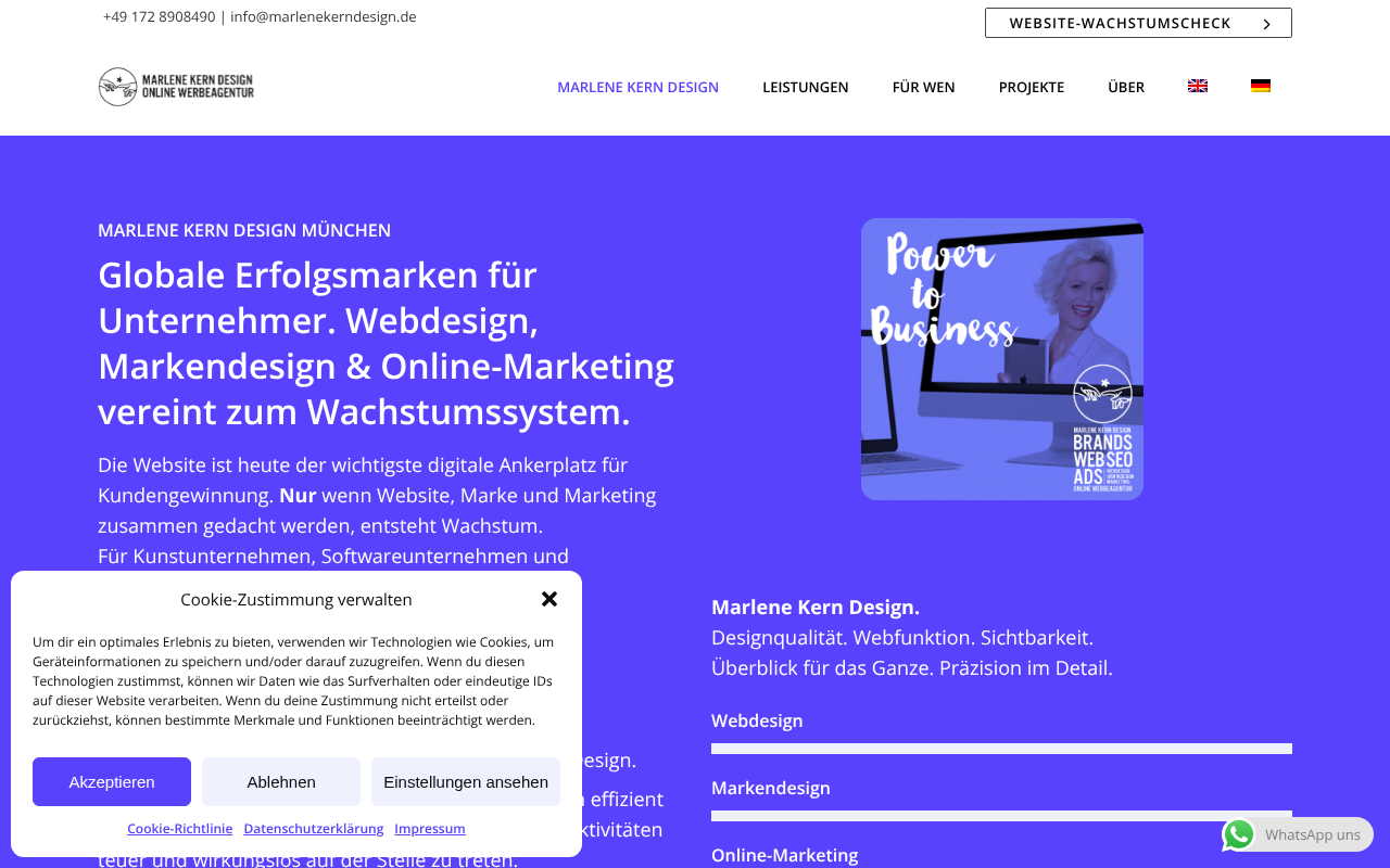 Marlene Kern Design Online Werbeagentur