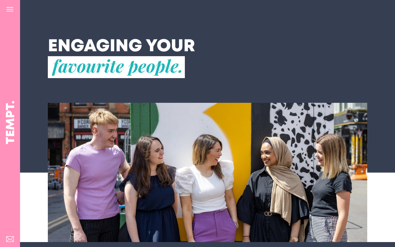 Tempt | Marketing & PR Agency screenshot