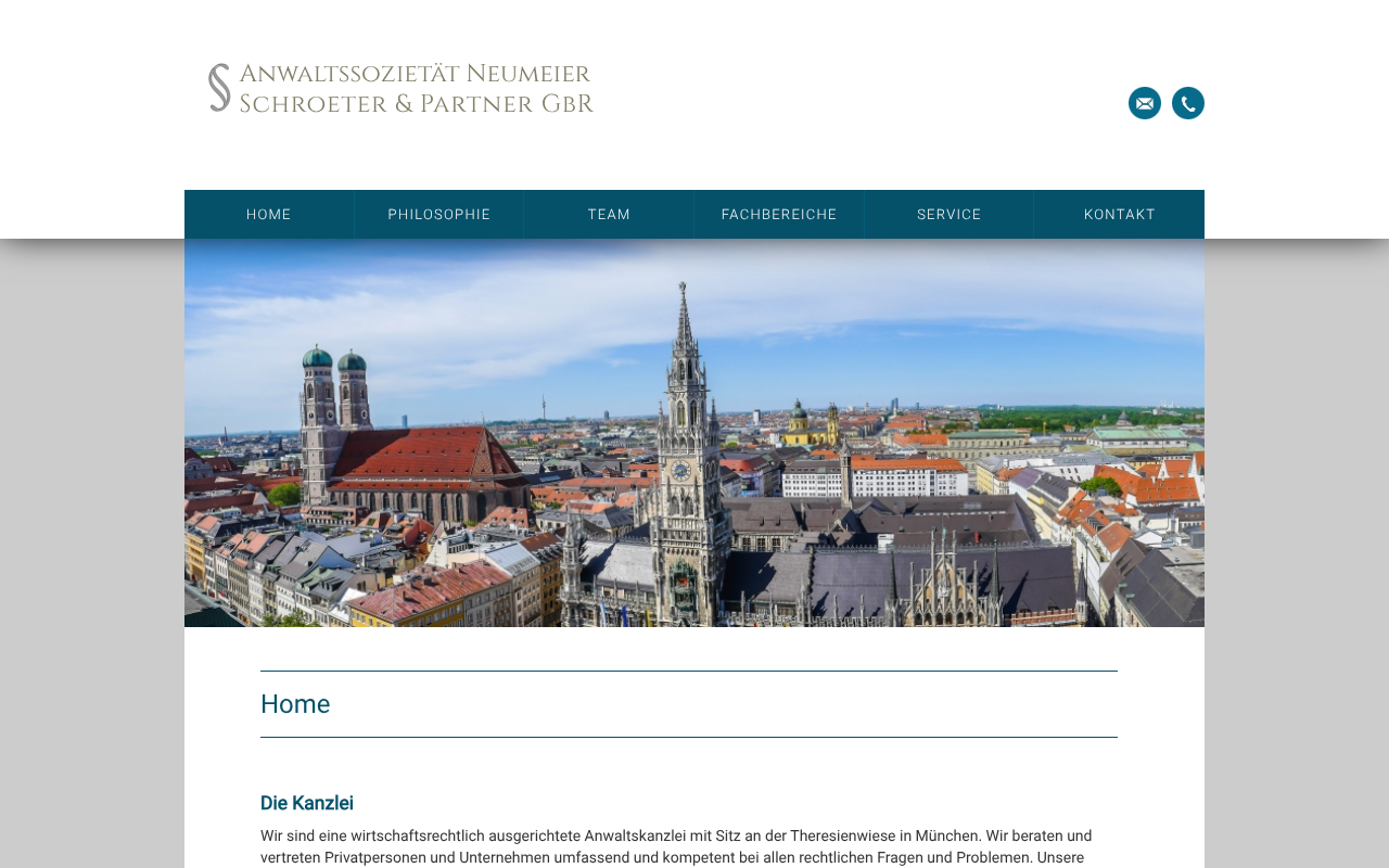 Anwaltssozietät Neumeier Schroeter & Partner GbR screenshot