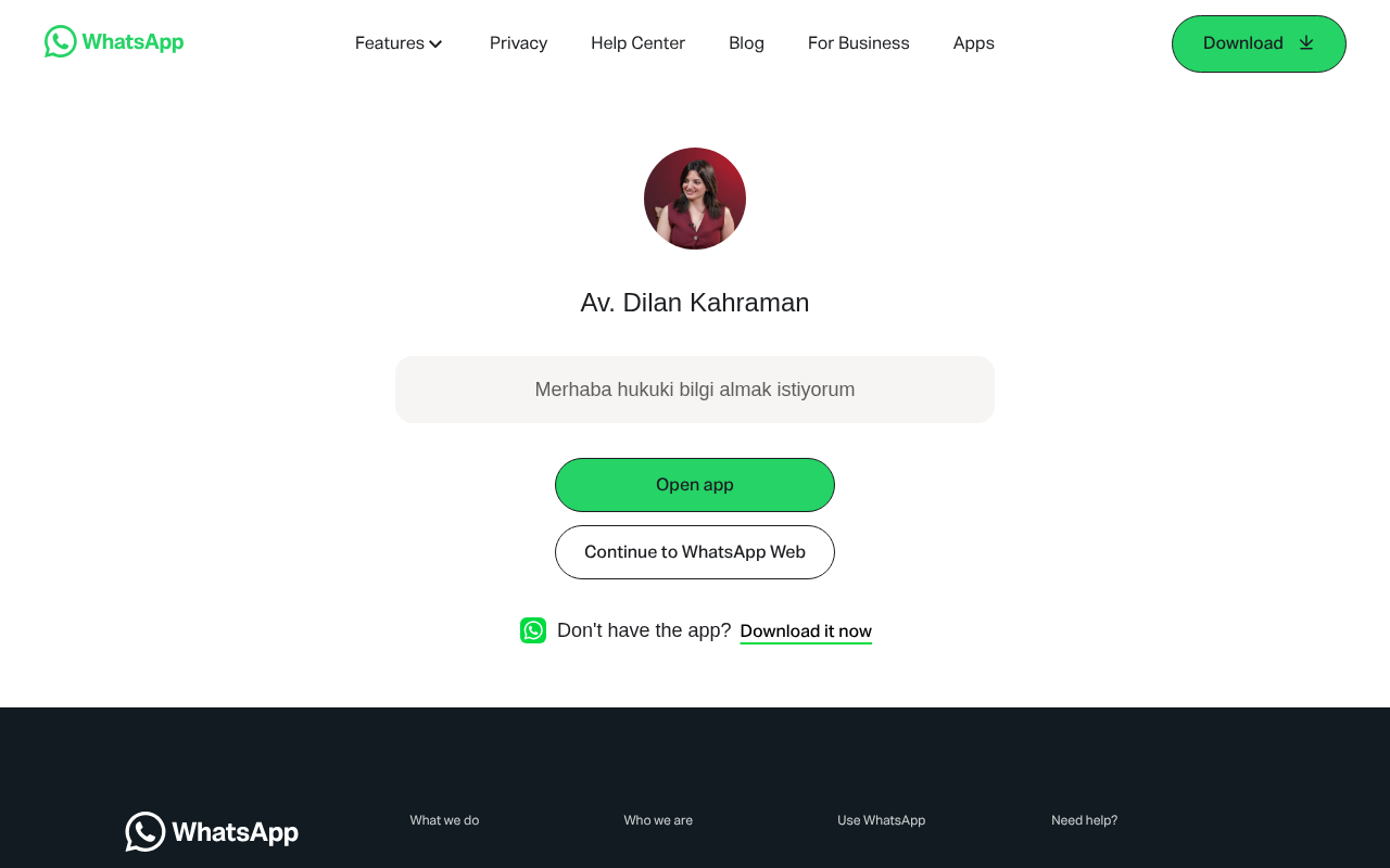 Av. Dilan KAHRAMAN - AVUKATLIK BÜROSU screenshot