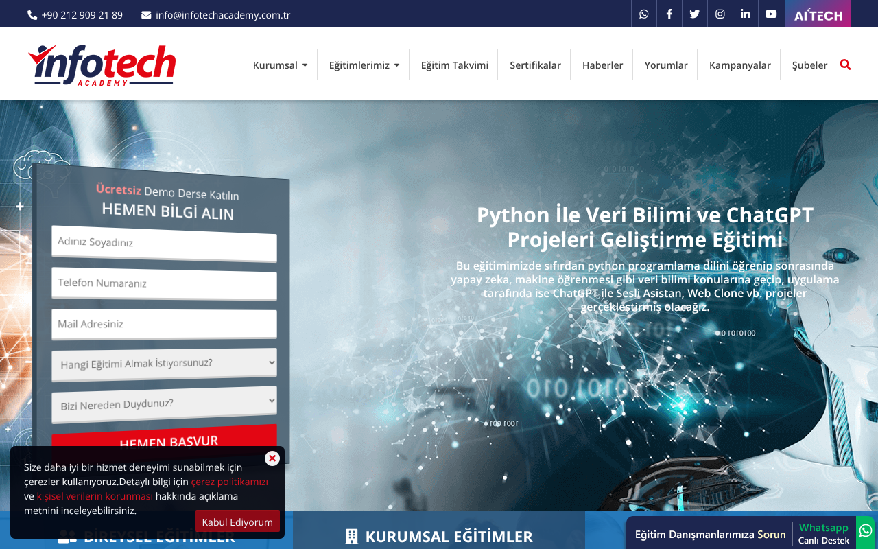 Infotech Academy Yazılım Kursu (Kadıköy Şube)