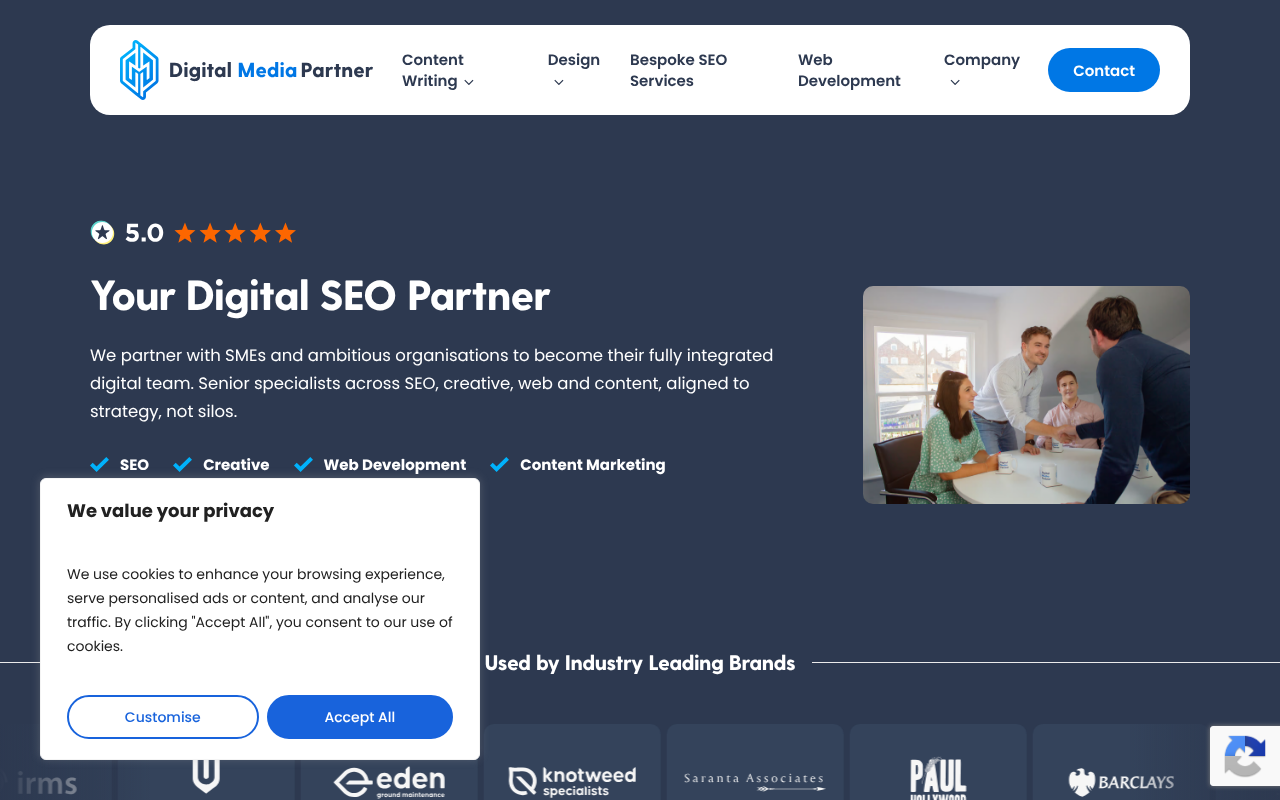 Digital Media Partner screenshot