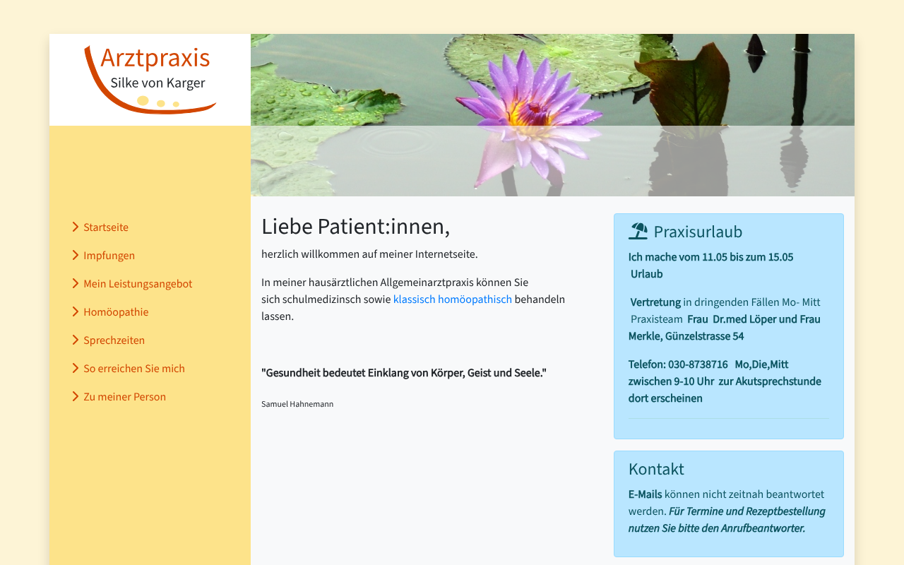 Dr. med. Silke von Karger screenshot