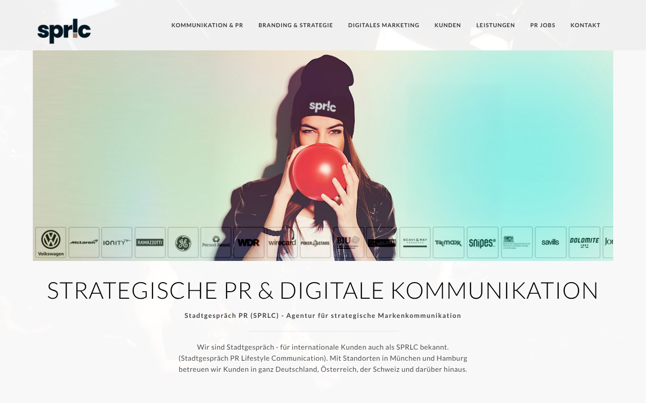 Stadtgespräch (SPRLC) - PR Agentur München screenshot
