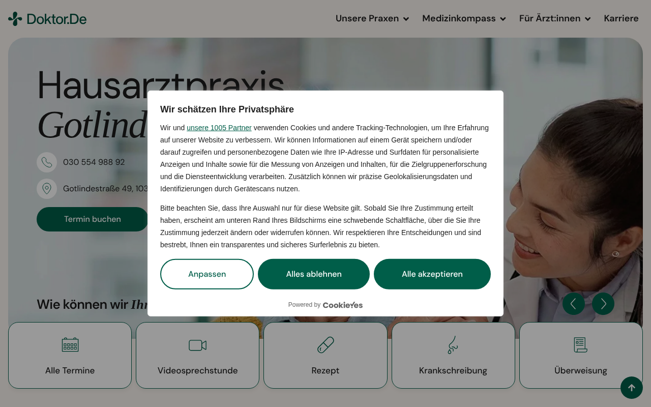 Dr. med. Regina Fricke screenshot