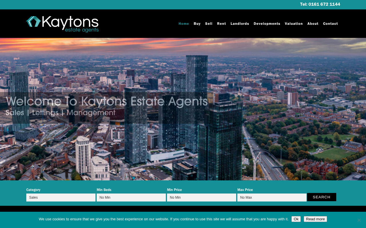 Kaytons Estate Agents - Manchester screenshot