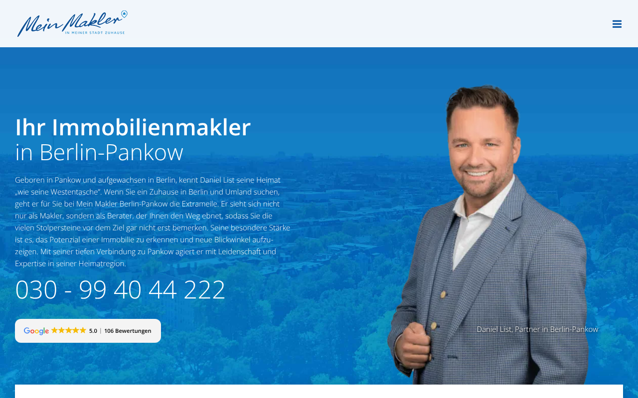 Mein Makler Berlin-Pankow Daniel List — Web Directory