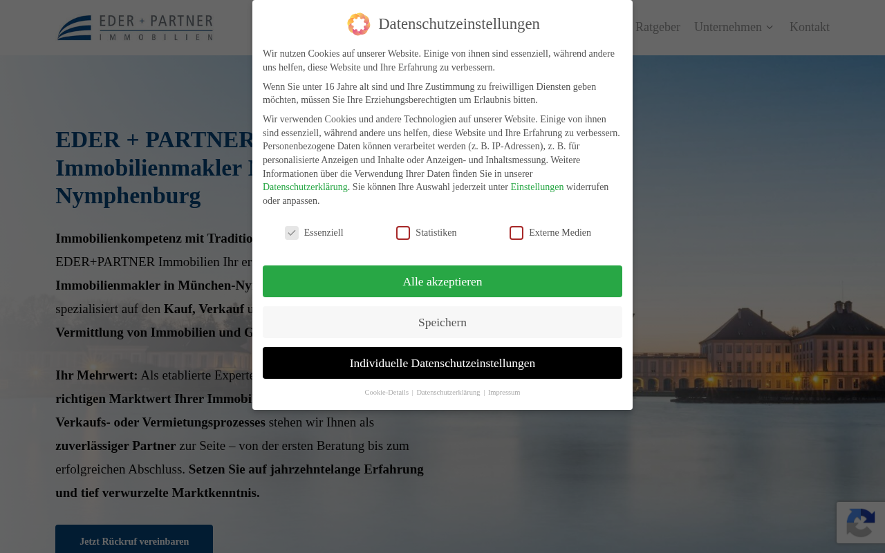EDER+PARTNER Immobilien · Immobilienmakler München screenshot