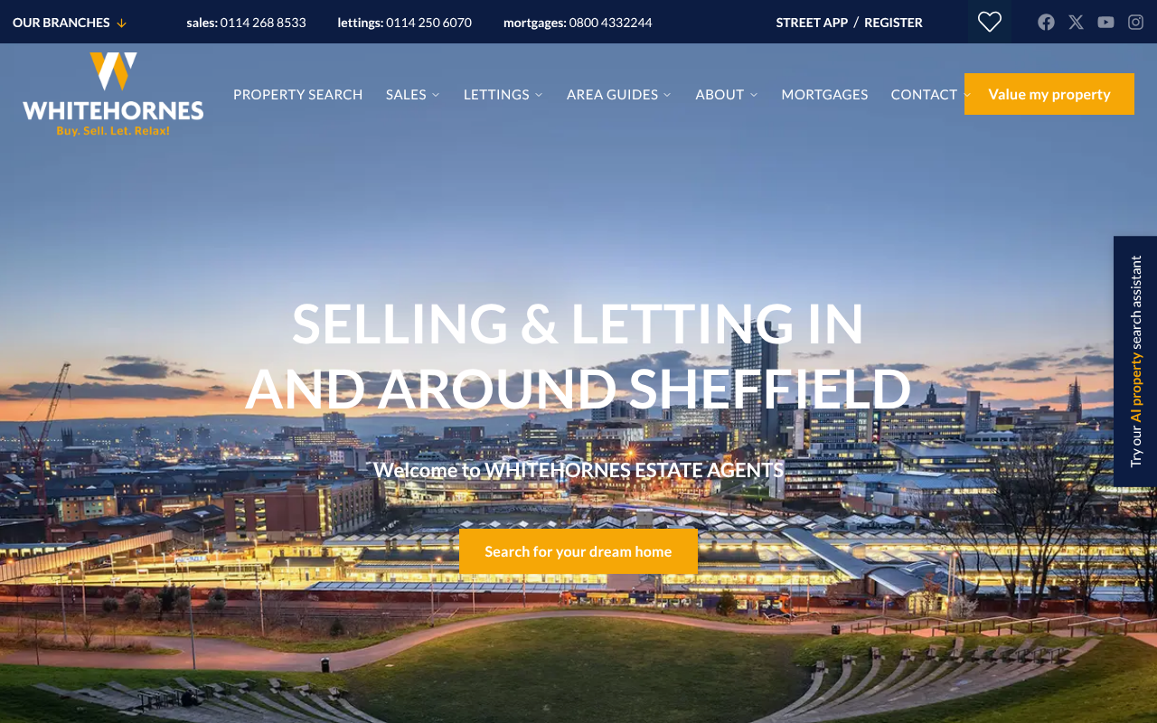 Whitehornes Estate Agents - SALES screenshot