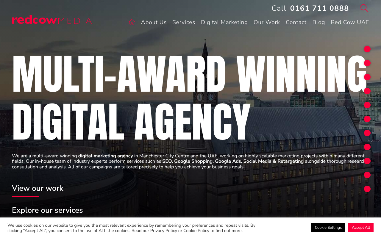 Red Cow Media - SEO Agency Manchester screenshot