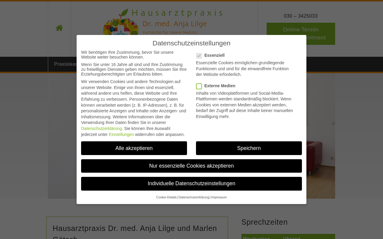 Hausarztpraxis Dr. med. Anja Lilge und Marlen Götsch
