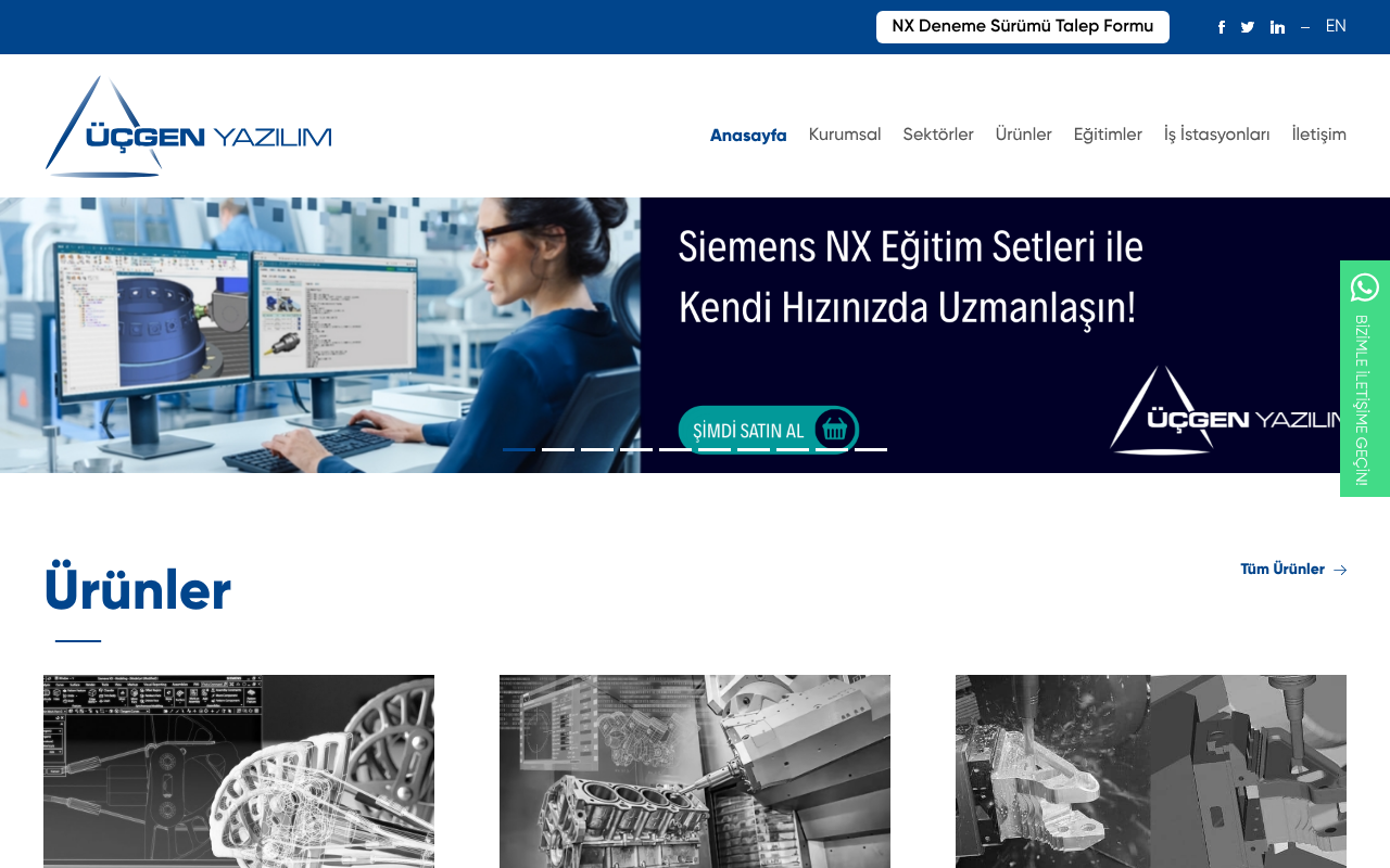 Üçgen Yazılım Danışmanlık Bilgisayar ve Makine San. Tic. Ltd. Şti. screenshot