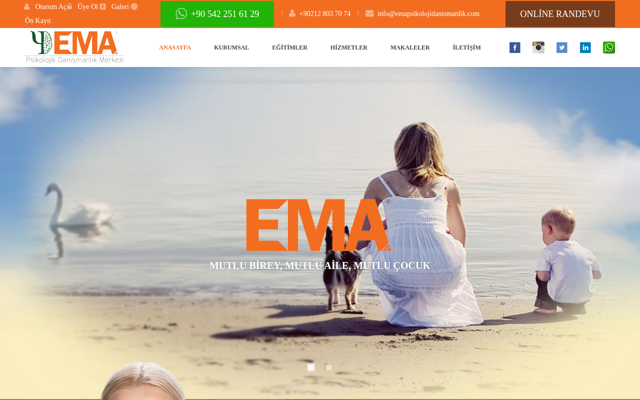 https://www.emapsikolojidanismanlik.com/default.aspx screenshot