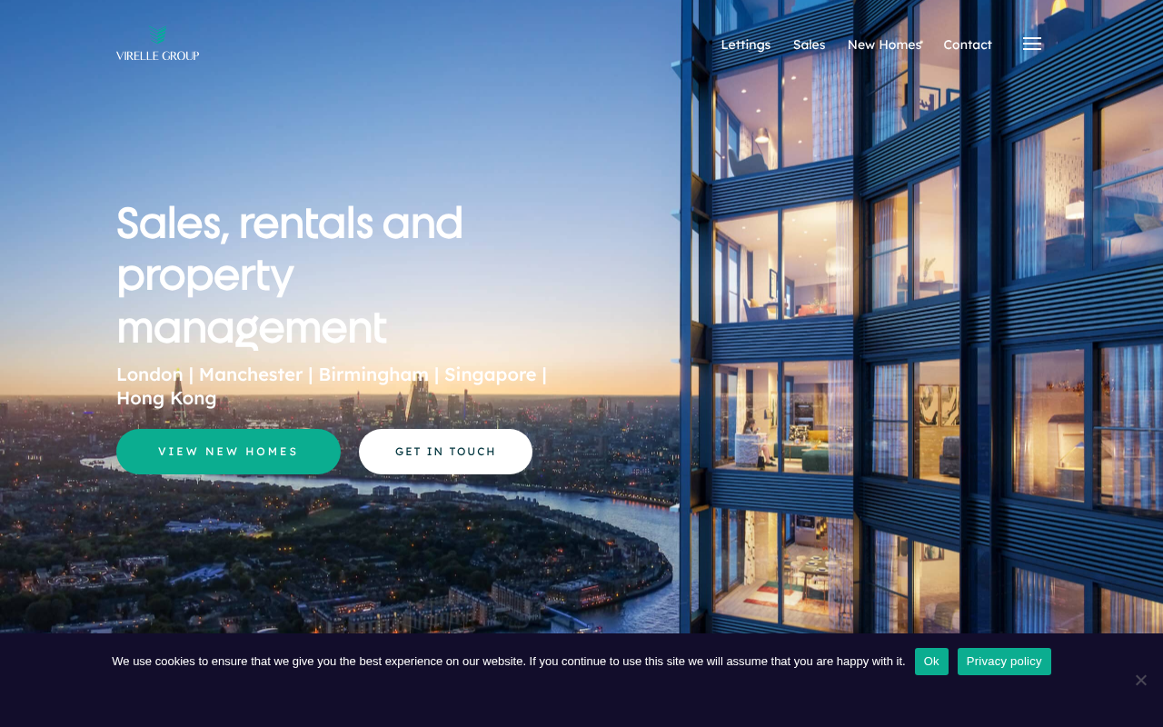 Virelle Group Lettings & Estate Agents in Manchester screenshot