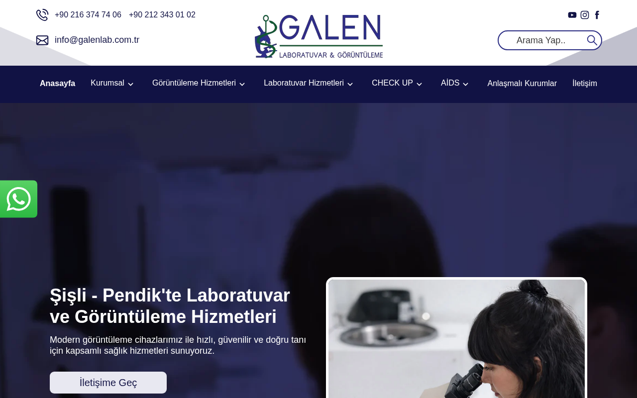 Galen Laboratuvar ve Görüntüleme Merkezi Pendik — Web Directory