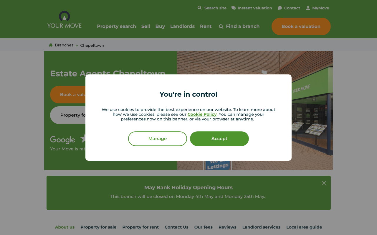 Your Move Estate Agents Chapeltown screenshot