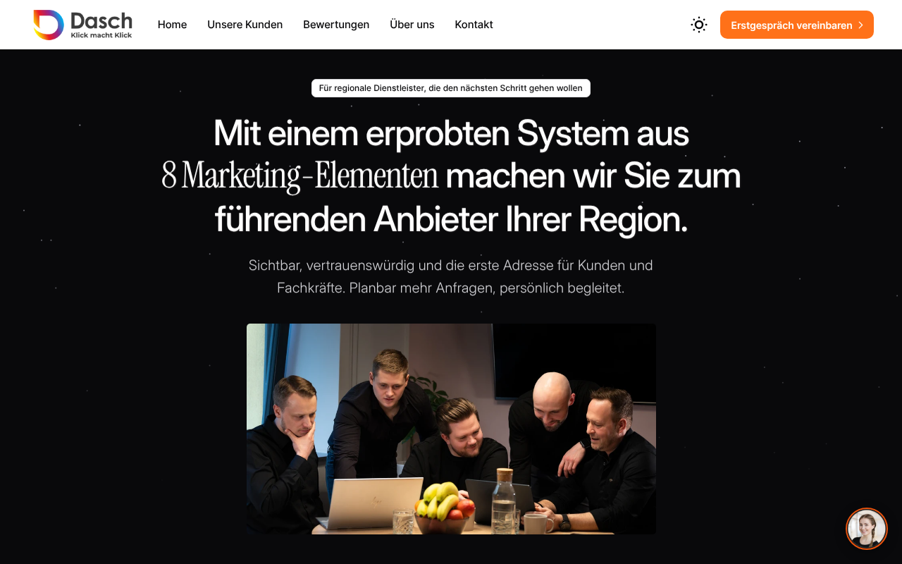 Dasch Marketing - Online-Marketing & SEO Agentur Berlin screenshot