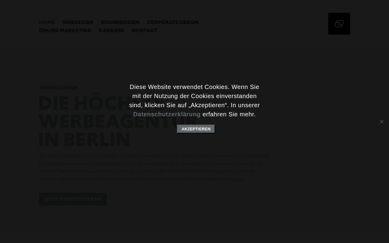 DEMSKI DESIGN Werbeagentur Berlin screenshot