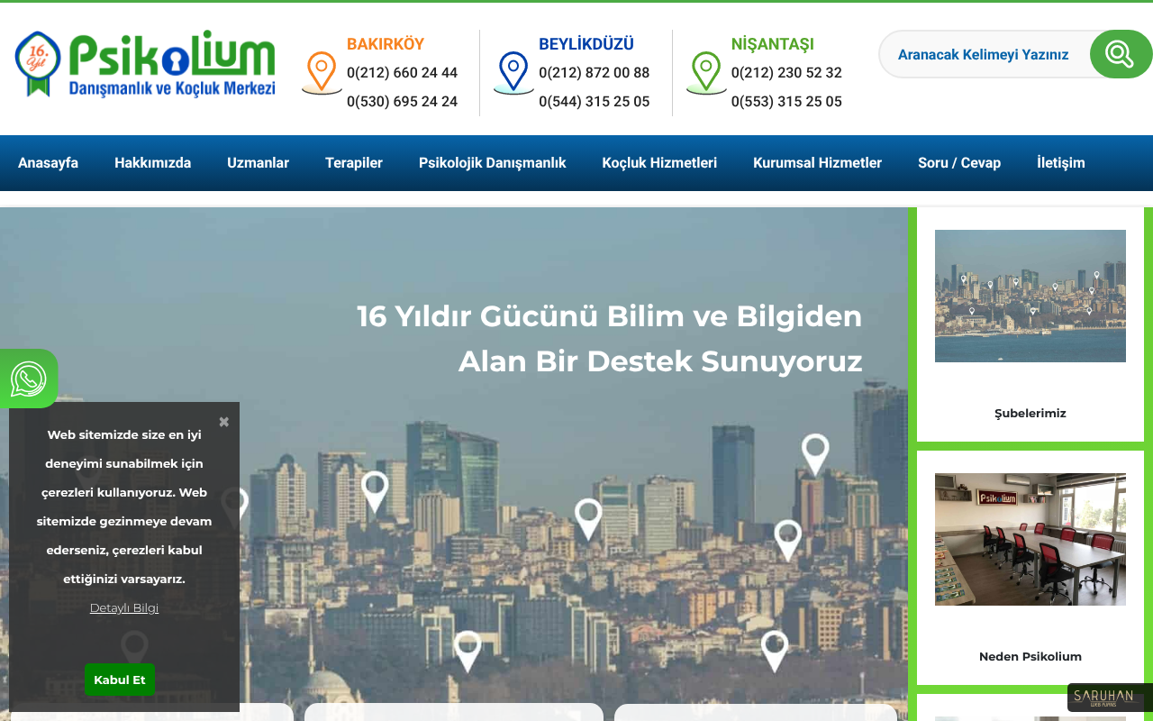 PSiKOLiUM Danışmanlık ve Koçluk Merkezi Beylikdüzü Psikolog & Beylikdüzü Pedagog screenshot