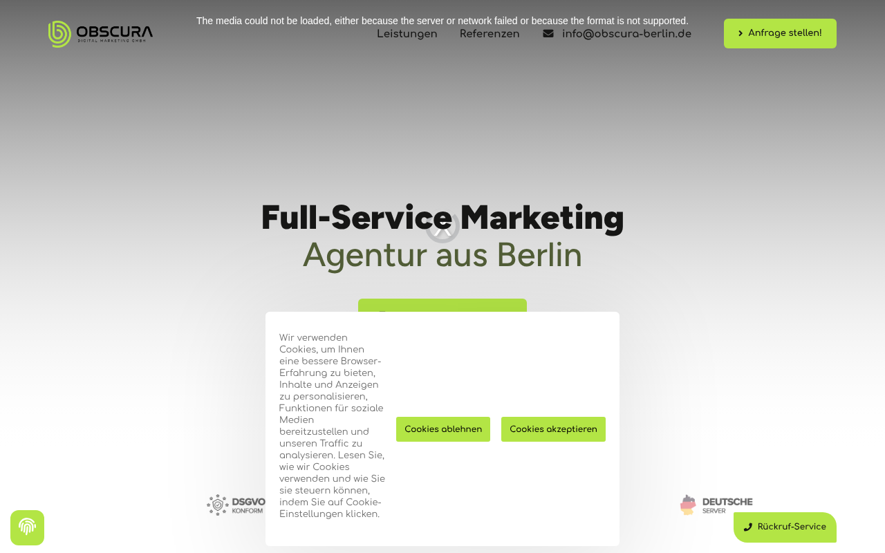 OBSCURA - Digital Marketing GmbH / Werbeagentur & Social Media Agentur Berlin