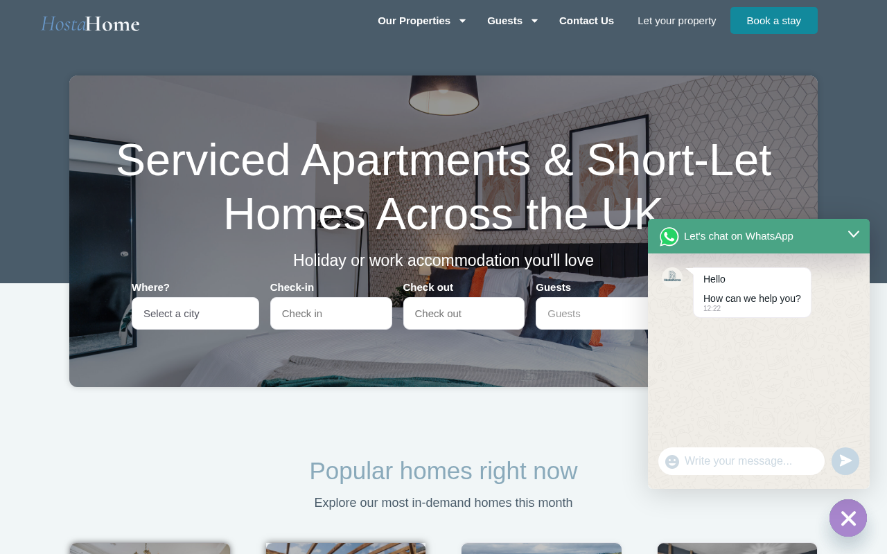 HostaHome Manchester | Property Management & Short Lets — Web Directory