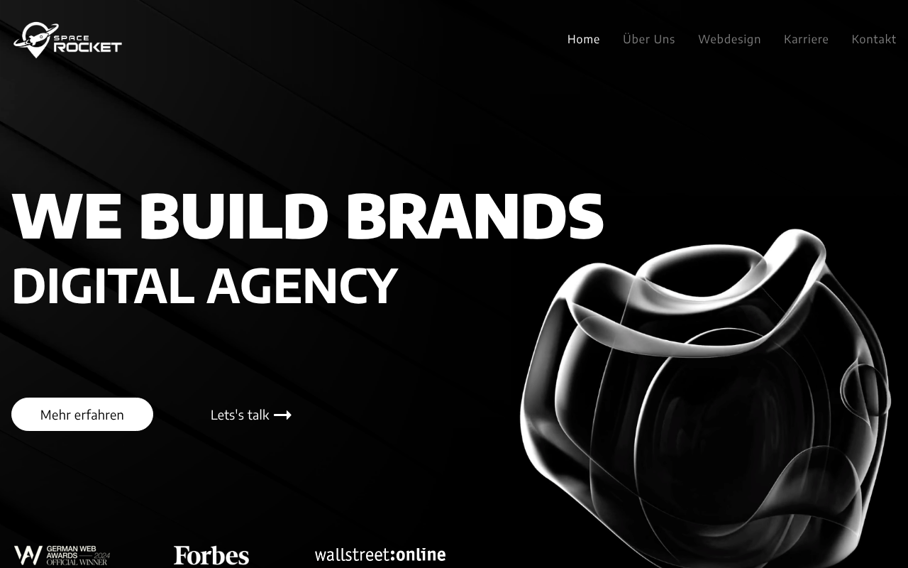 Space Rocket - Webdesign und Online Marketing Berlin screenshot