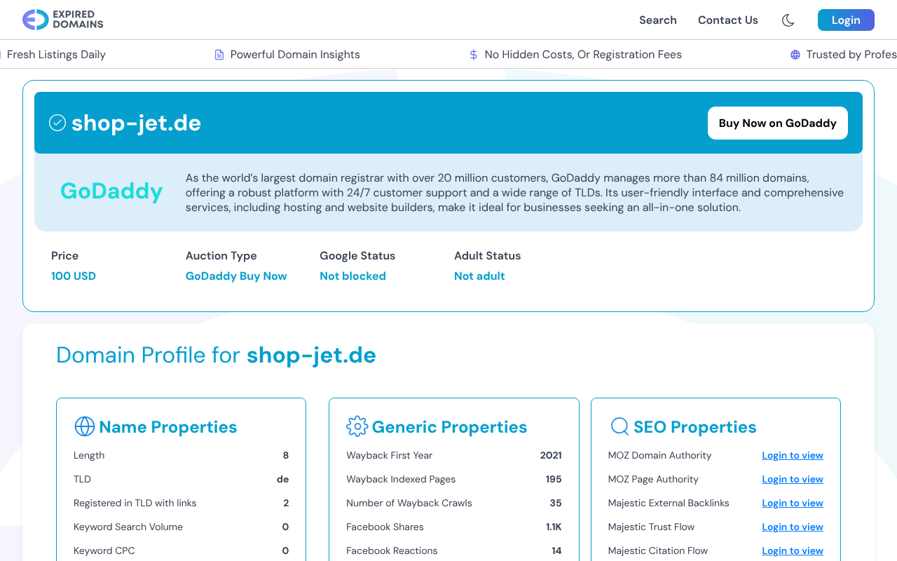 Shopjet screenshot