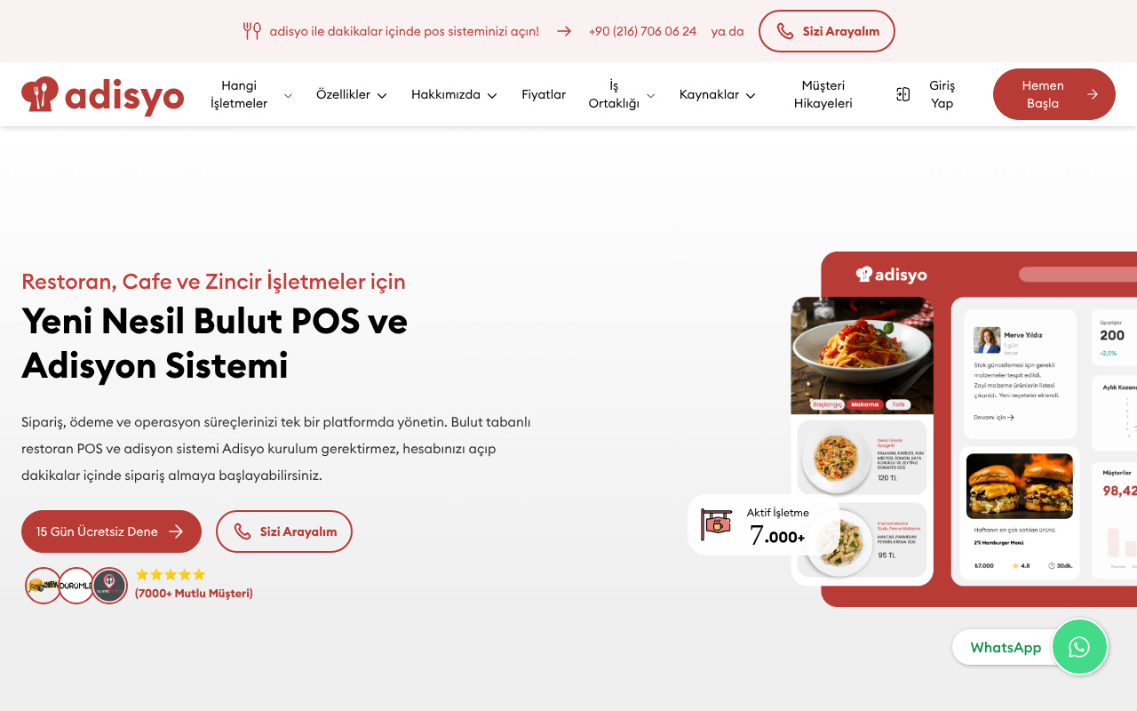 Adisyo screenshot